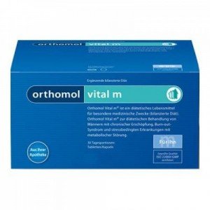 Ортомол Orthomol Vital M (капсулы) - лечение хронической усталости и эмоционального выгорания 30дней