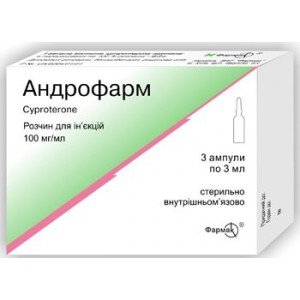 АНДРОФАРМ® раствор д/ин., 100 мг/мл по 3 мл в амп. №3