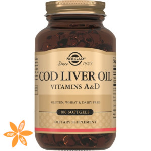 Солгар Жир з печінки тріски