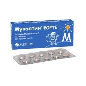 Мукалтин форте с витамином C